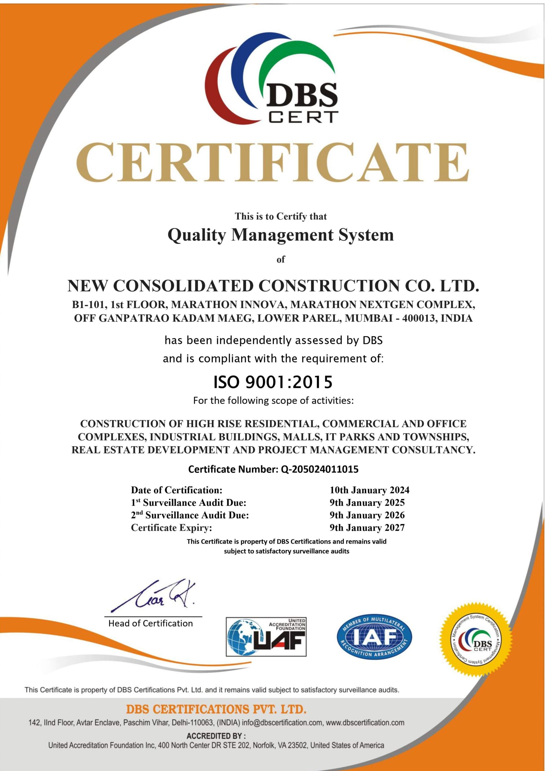 ISO 9001:2015